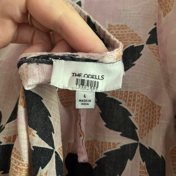 The Odells Pink Patterned Maxi Dress size Large - Picture 4 of 4